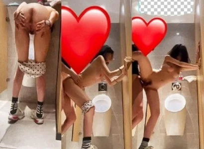 Cặp đôi trốn vào WC vụng trộm với em người yêu